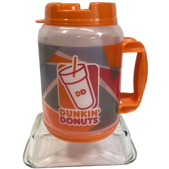 Dunkin Donuts 64oz Travel Tumbler Cup Mug Jug XL with Straw Whirley BPA Free - Picture 13 of 13